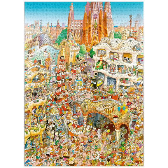 MyPuzzle - Barcelona - Hugo Prades - Premium 1000 Piece Jigsaw Puzzle for Adults