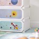 thumbnail image 2 of SONGMICS Estanter&iacute;a Modular Infantil de 6 Cubos, Zapatero Infantil, 43 x 31 x 105 cm, Armario Modular, para Ropa, Juguetes, Blanco MLPC904W01, 2 of 9