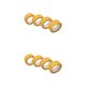 thumbnail image 1 of Vogacara 4 Uds neumáticos de goma para modelo de control remoto 1/18 Kit de modificación Oro 2piezas, 1 of 5