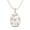 Rose Plated Silver, variant on 3.2 Cts Moonstone Pear Shape Open Fillgree 925 Sterling Silver Valentines Day Gifts Pendant Necklace