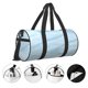 thumbnail image 3 of Balery Light Blue Marble Bolsa de Gimnasio para Mujeres y Hombres, Bolsa de Viaje Impermeable, Bolsa de Fin de Semana con Compartimento para Zapatos y Bolsillo Húmedo, 3 of 6