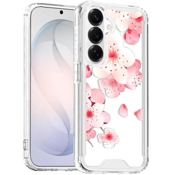 Phone Case for Samsung Galaxy S26 FE /S26 Fan Edition Beautiful Fashion Design TPU Shockproof Hybrid Rubber PC Slim Lightweight Protective Stylish Pattern Cover PInk