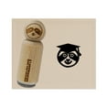 thumbnail image 1 of Graduation Sloth Rubber Stamp for Scrapbooking Crafting Stamping - Small 3/4 Inch, 1 of 7