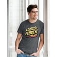 thumbnail image 2 of Lgbtq+ Power T-Shirt Men -Smartprints Designs, Male 4X-Large, 2 of 4
