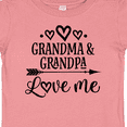 thumbnail image 4 of Inktastic Grandma Grandpa Love Me Arrow Boys or Girls Baby T-Shirt, 4 of 5