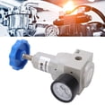 thumbnail image 4 of Air Pressure Regulator Relief Valve Controller Aluminium Alloy with Gauge Automatic for Home Garage Workshop, 4 of 7
