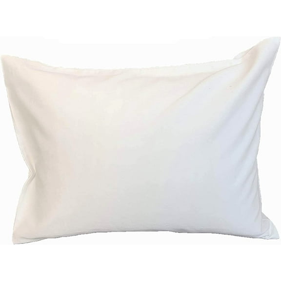 Latex Travel Size Pillow with 100% Organic Cotton Zippered Cover Protector [GOTS Certified]