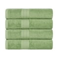 thumbnail image 2 of Superior Eco-Friendly Cotton 4-Piece, Terrace Green, Bath Towel Set, 2 of 8