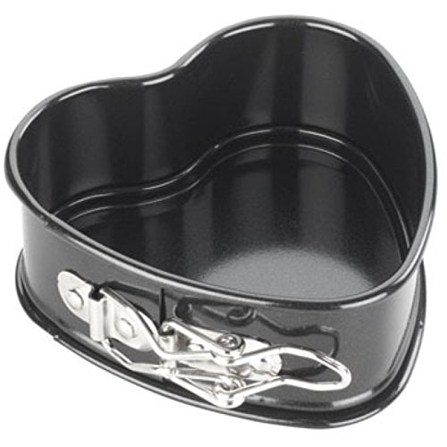 Mini cheesecake Pan with Removable Bottom, Heart Shape Cake Pan,4