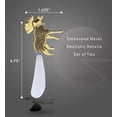 thumbnail image 2 of KitchaBon Gold Stainless Steel Dip & Cheese Spreader, Set of 2 - 4.5" - Moose, 2 of 2