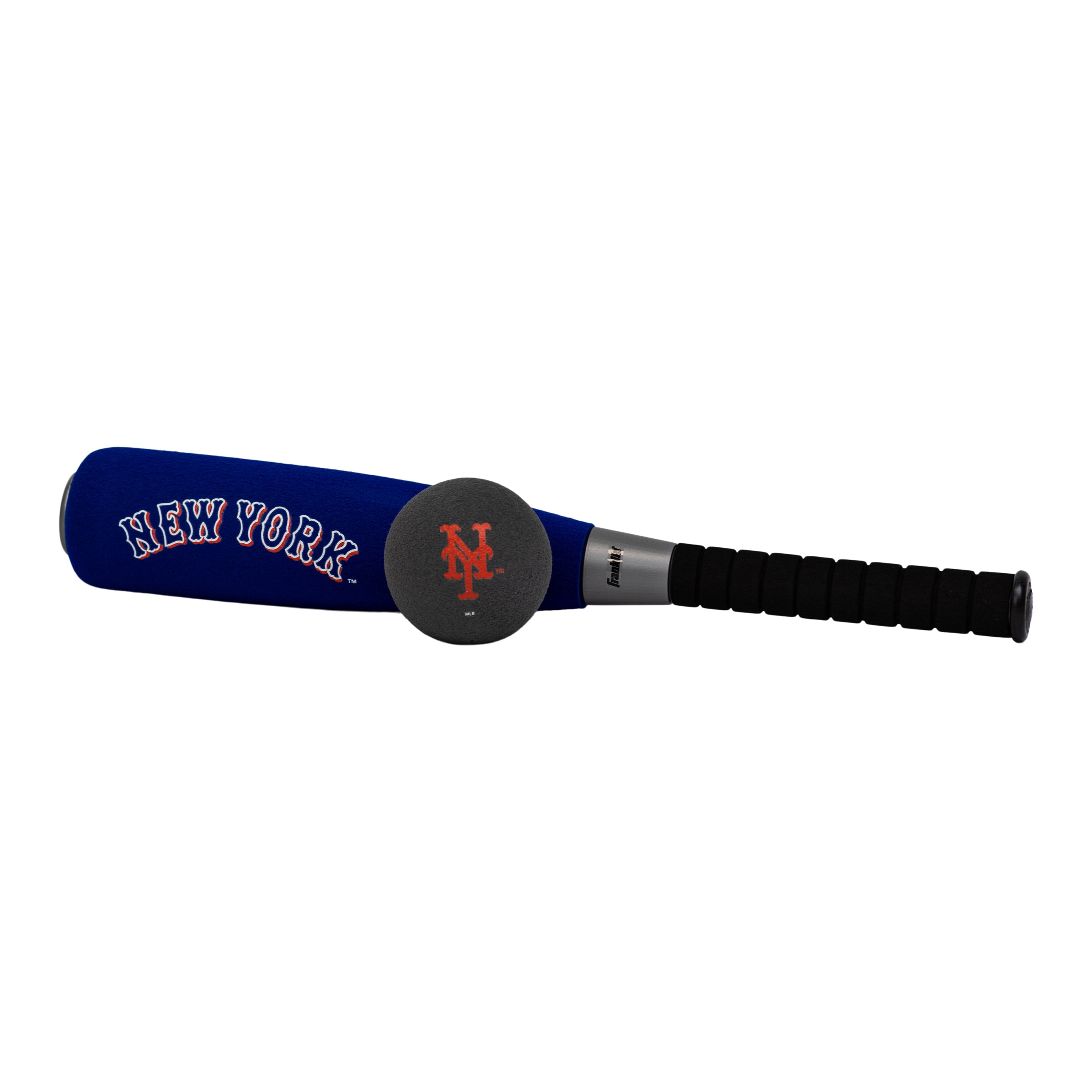 Franklin Sports MLB New York Mets Foam Bat + Ball Set, 21 in