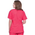 thumbnail image 2 of Landau Essentials Haut d'Uniforme à Boutons-Pression pour Femme, Coupe Classique Décontractée, Col en V, 4 Poches, 2 of 5