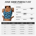 thumbnail image 5 of Uemuo Bohemian Sea Turtle Pattern Women's Sports Bra - High Impact Support, Breathable, and Comfortable Athletic Bra for Running, Yoga, and Workouts, 5 of 9