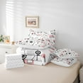 thumbnail image 6 of Castle Fairy Kids Cartoon Truck 7 Pieces Bedding Comforter Set,Kawaii Dinosaur Full Bedding Set Lightweight,Car Theme Fitted Sheet Flat Sheet,Ultra Soft Home Decor, 6 of 8