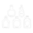thumbnail image 2 of 20PC Large Size Bookmark Flower Page Clips Bookmarks Children Handmade DIY Transparent Flower Page Glass Bottle Wishing Bottle Sticker, 2 of 9