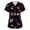 Navy #045, variant on Womens 250th Anniversary USA Scrub Tops Loose Short Sleeve American Flag Print Scrubs V Neck 4th of July Patriotic Scrub Shirts Medical Nurse Uniform Nursing Workwear with Pockets White XL