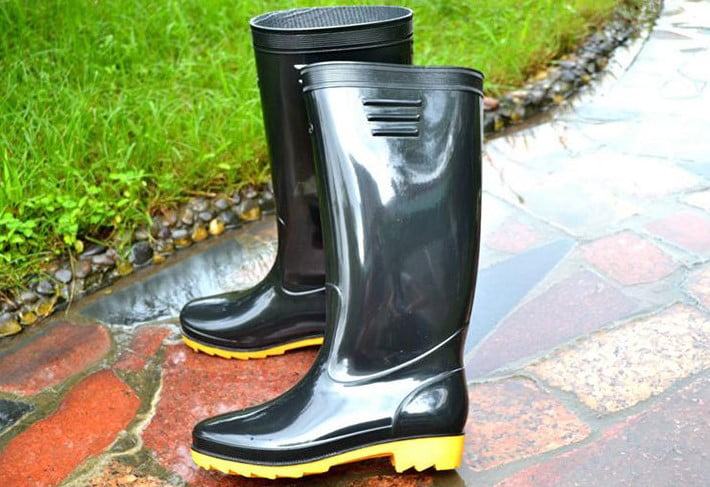 knee high fishing boots