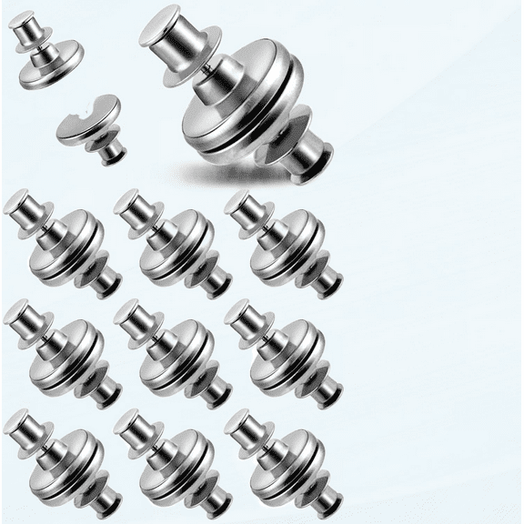 Magnetic Curtain Clips - Set of 10 Pairs, Strong Magnets, Prevent Light Leaks