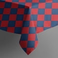 thumbnail image 5 of Red Blue Checkered Pattern Square Tablecloth,Waterproof Square Table Cover,Wipeable Spillproof Washable Table Cover for Home Kitchen Party Decor 42"X42"(107x107cm), 5 of 6