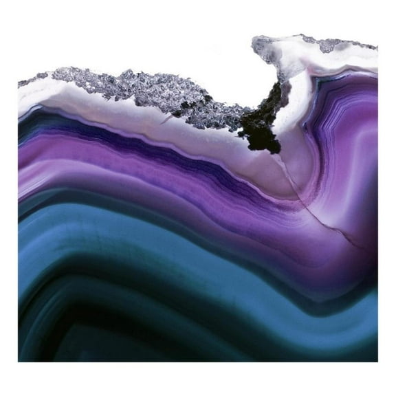Giant Art 72x72 Aster Agate A Fine Art Giant Canvas Print in Purple