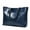 Blue, variant on Classic Fashion Genuine Leather Tote Bag for Women Casual Big Capacity Shoulder Bag Handbag Purses with Zipper