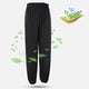 thumbnail image 5 of Pantalones de gimnasia elásticos y transpirables para correr, kung fu, taichi, pantalones de fitness de yoga negros L, 5 of 8