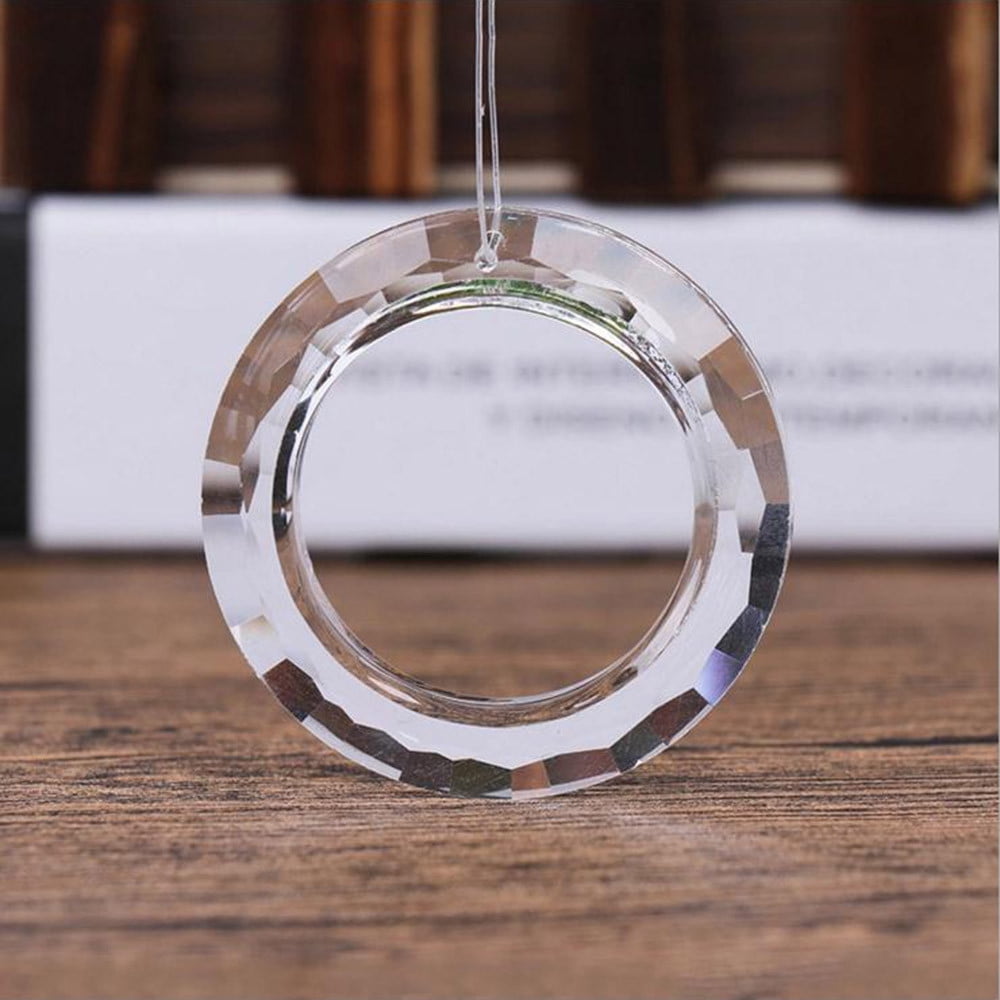 crystal circle lamp