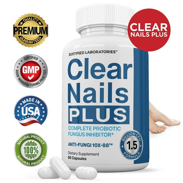 Clear Nails Plus Probiotic 1.5 Billion CFU Toenail Finger Nail Fungus