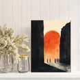 thumbnail image 2 of Qisvanset 12x16 Inch With Frame 2D Flat Wall Art Rahab and The Spies Minimalist Bible Sketch Religious Home Decor, 2 of 8
