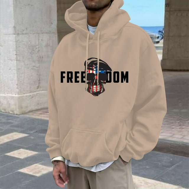 MHFRRA Sudadera con Capucha, Suave y Cómoda, Ideal para Uso Informal y Actividades Al Aire Libre, con Bolsillo Frontal Tipo Cangurera Caqui