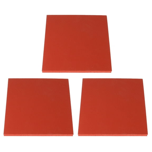 3 Pcs High Temperature Resistant Rubber Pad Heat Press Professional Insulation Home Accessory Mat Mats Machine