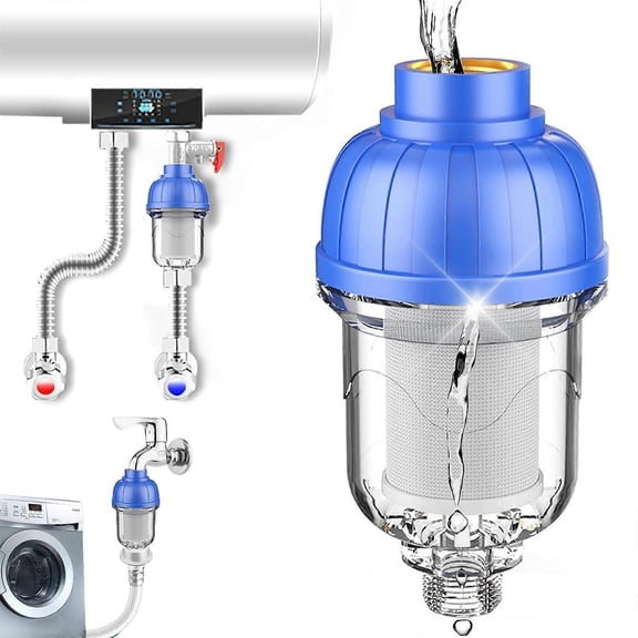 Removable washing machine pre-filter faucet water heater inlet water purification - GSL