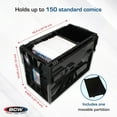 thumbnail image 3 of BCW SHORT COMIC BOOK BIN - Black Plastic Storage Box w One Partition 1-Box, 3 of 7