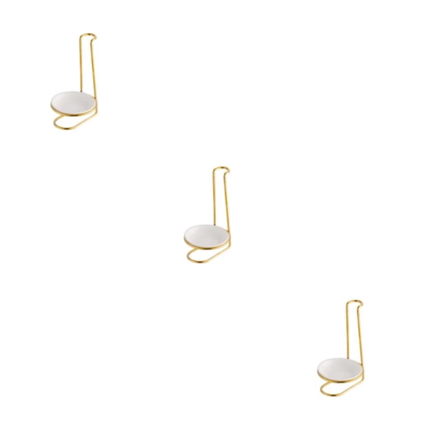 Billuyoard soporte para cucharas de Acero inoxidable Organizador de cocina color Oro