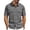 Gray, variant on Mens Safari Shirt Cotton Linen Short Sleeve Button Down Summer Casual Beach Tropical Tops Lightweight Breathable Regular Fit Untucked with Flap Pockets