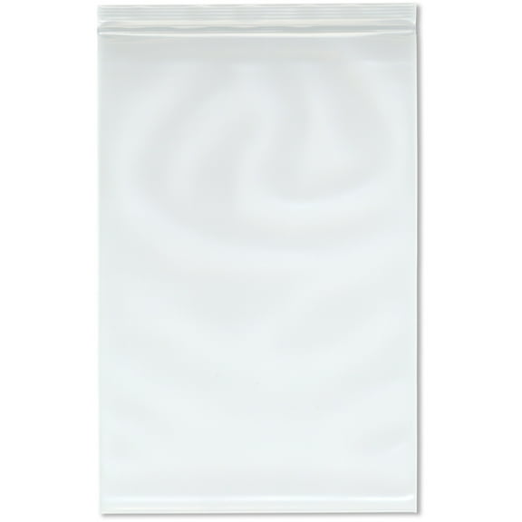 Plymor 8" x 12" (Pack of 100), 6 Mil Industrial Duty Zipper Reclosable Plastic Bags