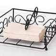 thumbnail image 4 of Servilletero de mesa de comedor, servilletero de mesa de comedor, uso de cocina, servilletero plano, negro MFZFUKR CPB-DE-LYY1600, 4 of 5