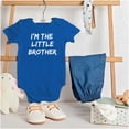 thumbnail image 3 of I'm the Little Brother Siblings Bodysuit Jumper Boys Infant Baby Brisco Brands 12M, 3 of 6