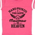thumbnail image 4 of Inktastic Handpicked for Earth by My Mawmaw in Heaven with Angel Wings Boys or Girls Baby Bodysuit, 4 of 5