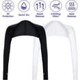 thumbnail image 7 of 2PCS Cooling Shawl Arm Sleeve with Finger Hole Anti-UV Sun Protection Shrug for Golf & Outdoor Sports, 7 of 7