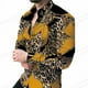 thumbnail image 1 of Camisas de leopardo de lujo para hombre, camisas de moda, camisas hawaianas de manga larga, blusas de playa con cadena dorada, ropa para hombre, Camisa Voion para hombre, 1 of 6