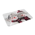 thumbnail image 2 of Daiia Christmas Snowman With Hat Front Door Mat, Heavy Duty Durable Welcome Mat for Outdoor Indoor, Dirt Trapper Waterproof Super Absorbent Door Mat, 16" x 24", 2 of 9