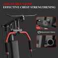 thumbnail image 3 of 5-in-1 Multifunctional Home Gym Equipment: Full Body Workout Machine with LAT Pulldown, Chest Press, Leg Extension & Seated Row | 300 LB Capacity | Fits 1 in & 2 in Weight Plates (Not Included), 3 of 8