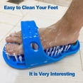 thumbnail image 2 of Depurador de pies mágico, limpiador de pies, cepillo para zapatos de pies, cepillo de lavado para ducha de pies, masaje de spa de pies, zapatilla para limpieza exfoliante de pies Sincero electrónico, 2 of 7