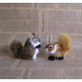 thumbnail image 3 of Simulated Plush Squirrel Fake Squirrel Furry Squirrel Christmas Ornament Squirrel Figurine Cute Squirrel Model for Collection Birthday Gift, Set of 3, 3 of 5