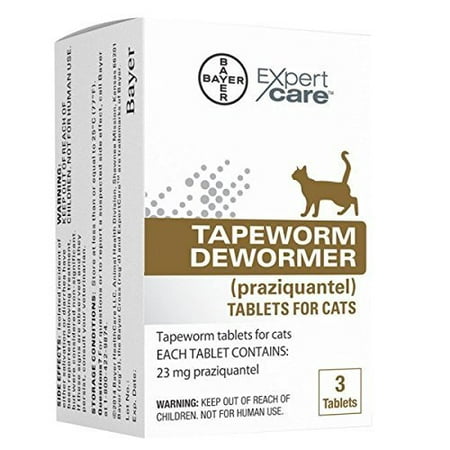 Bayer Expert Care Tapeworm Dewormer for Cats & Kittens                3