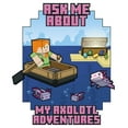 thumbnail image 2 of Womens Minecraft Axolotl Adventures T Shirt, 2 of 4