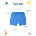 thumbnail image 3 of Garanimals Baby Boy Cotton Pull-On Shorts, Solids & Prints, 3-Pack, 0–24M, 3 of 9