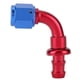 thumbnail image 1 of Raccord mâle AN6 à 90 degrés pour tuyau de carburant, huile, gaz, à verrouillage par rotation, 1 of 3