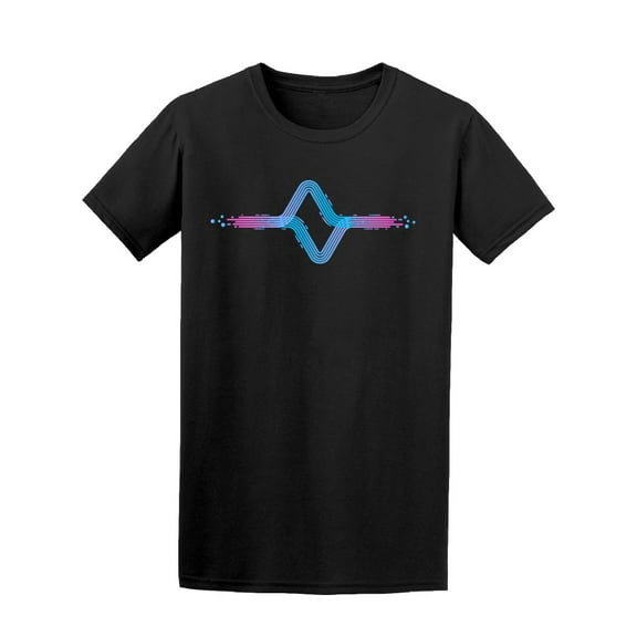 Floating Sound Wave Equalizer Tee Men's -Image by Shutterstock